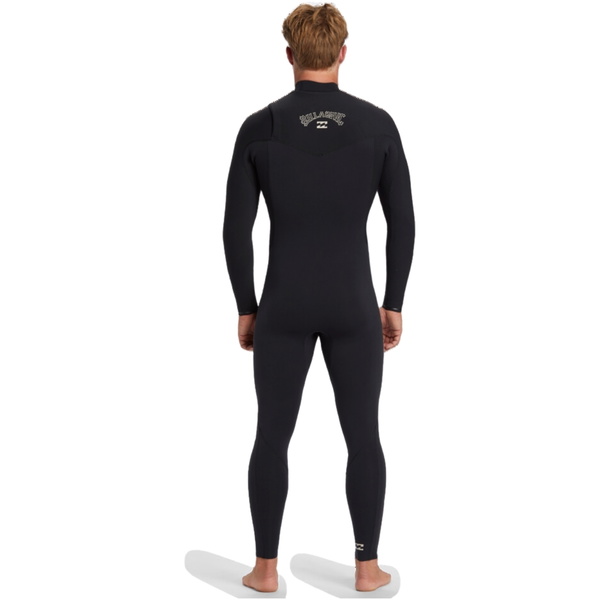 2025 Billabong Männer Revolution Natural 5/4mm Brustreißverschluss Neoprenanzug ABYW100269 - Black
